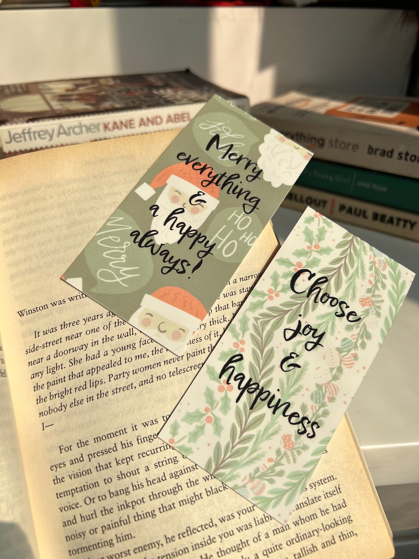 Christmas Bookmark - Set of 2
