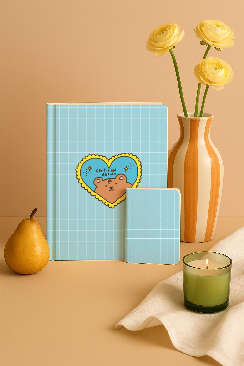 A5 Notebook with Pocket Diary Set – 160 Pages, 80 GSM – Ruled, Soft Cover, Combo for Notes, Journaling, Daily Planning