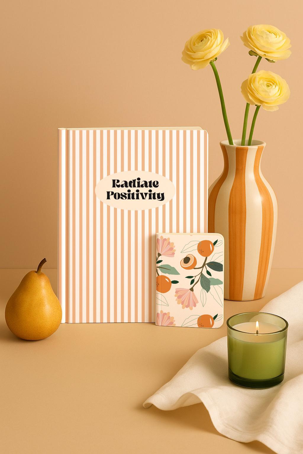 A5 Notebook with Pocket Diary Set – 160 Pages, 80 GSM – Ruled, Soft Cover, Combo for Notes, Journaling, Daily Planning