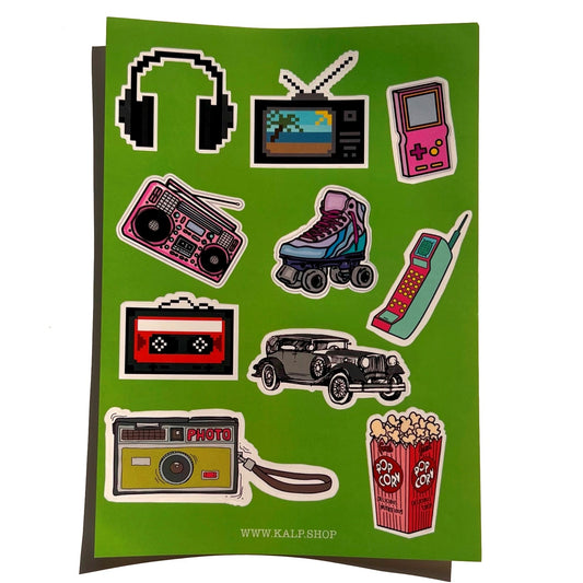 Retro - Sticker Sheet