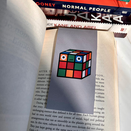 Rubik's Cube - Magnetic Bookmark