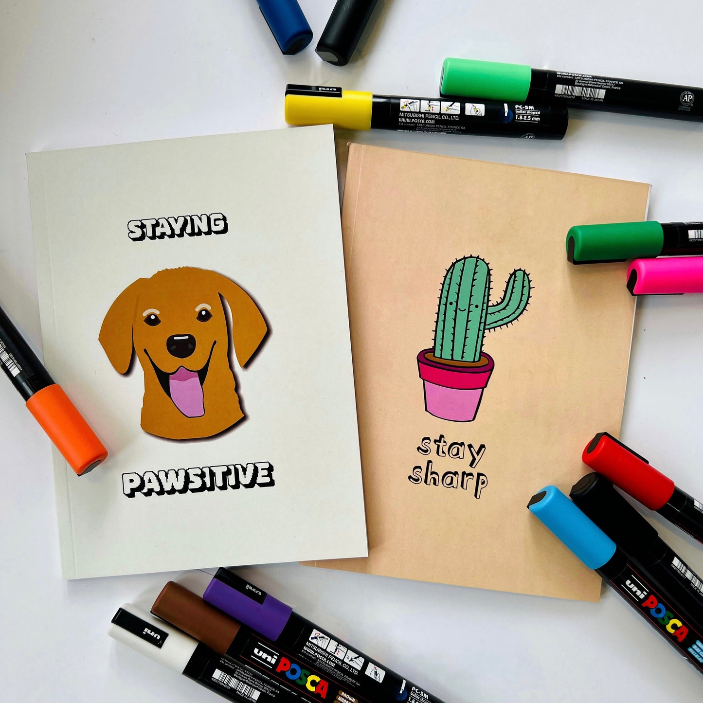 Doggo and the Cactus (Set of 2 Notebooks)
