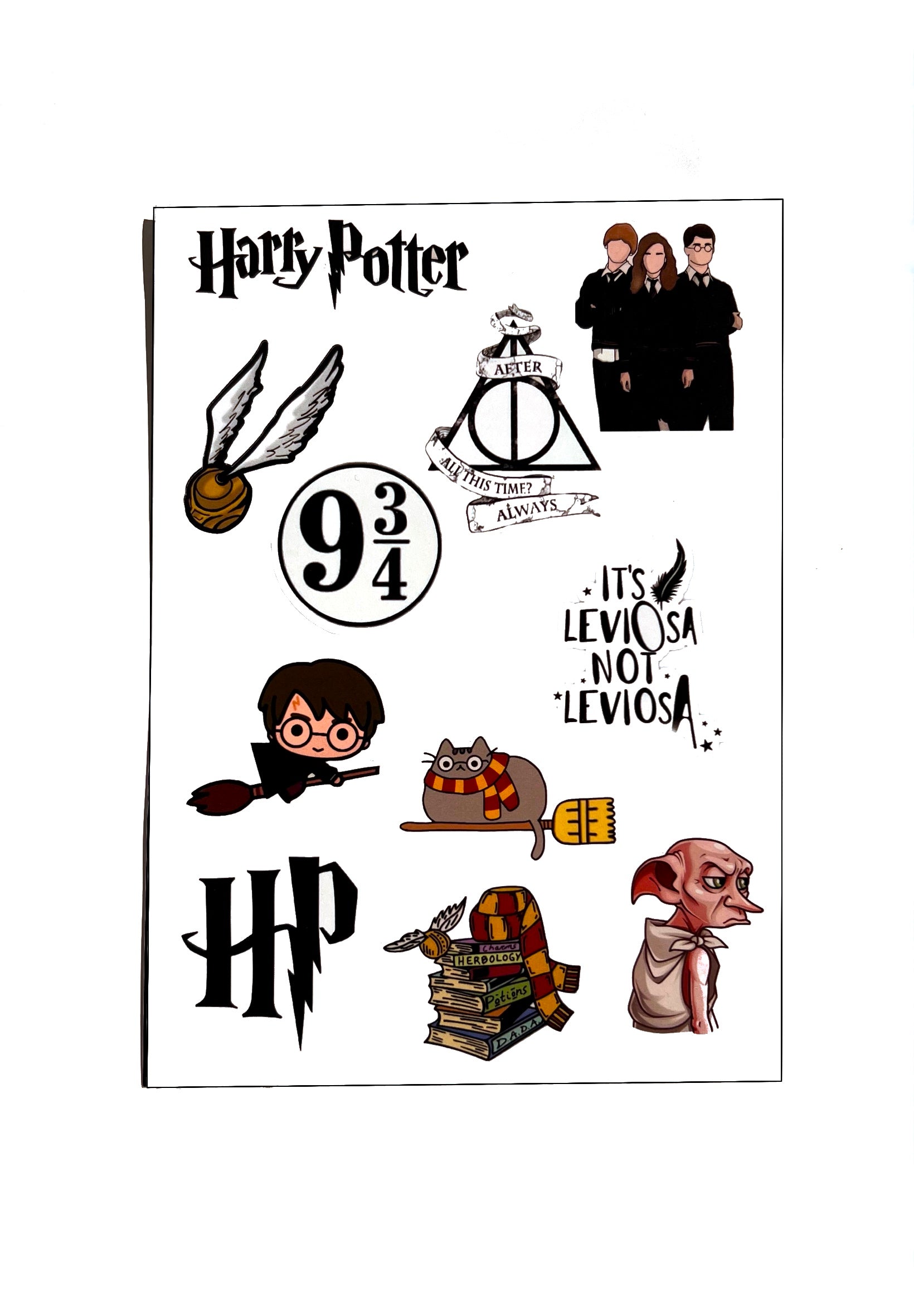 Harry Potter - Sticker Sheet – KALP