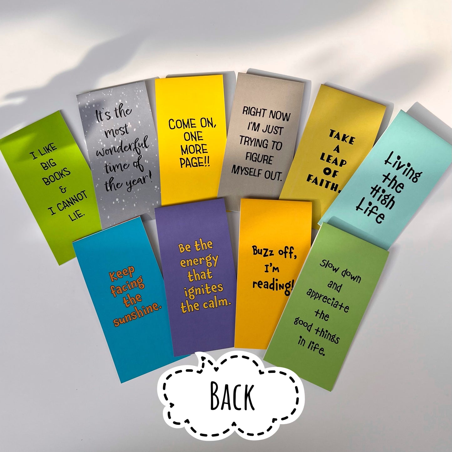 Set of 10 Magnetic Bookmarks
