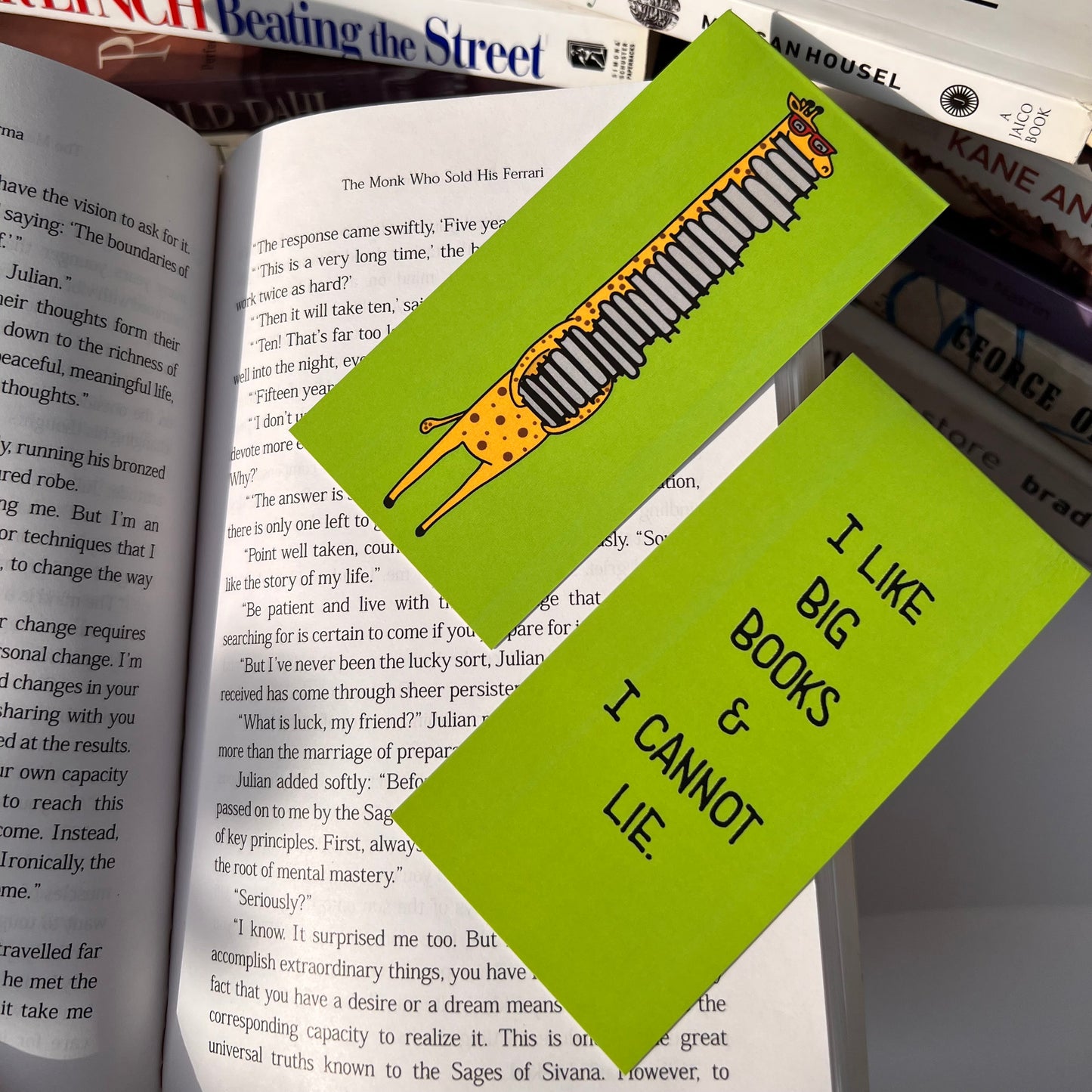 I Like Big Books - Magnetic Bookmark