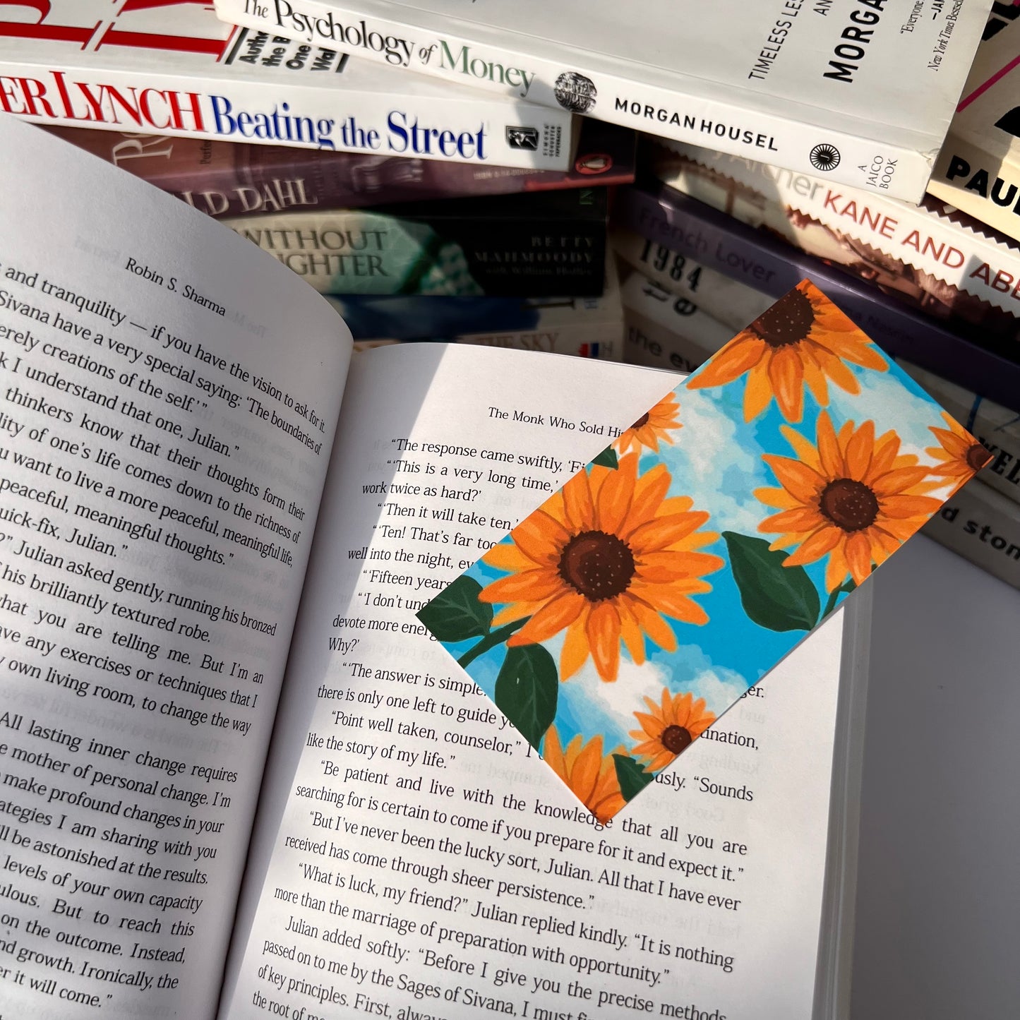 Sunflower - Magnetic Bookmark