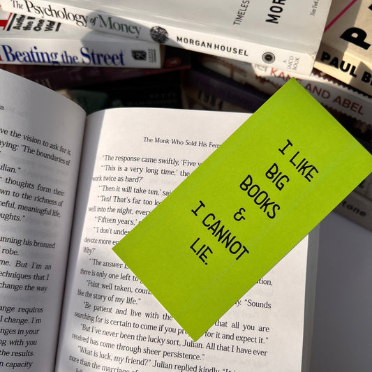 I Like Big Books - Magnetic Bookmark