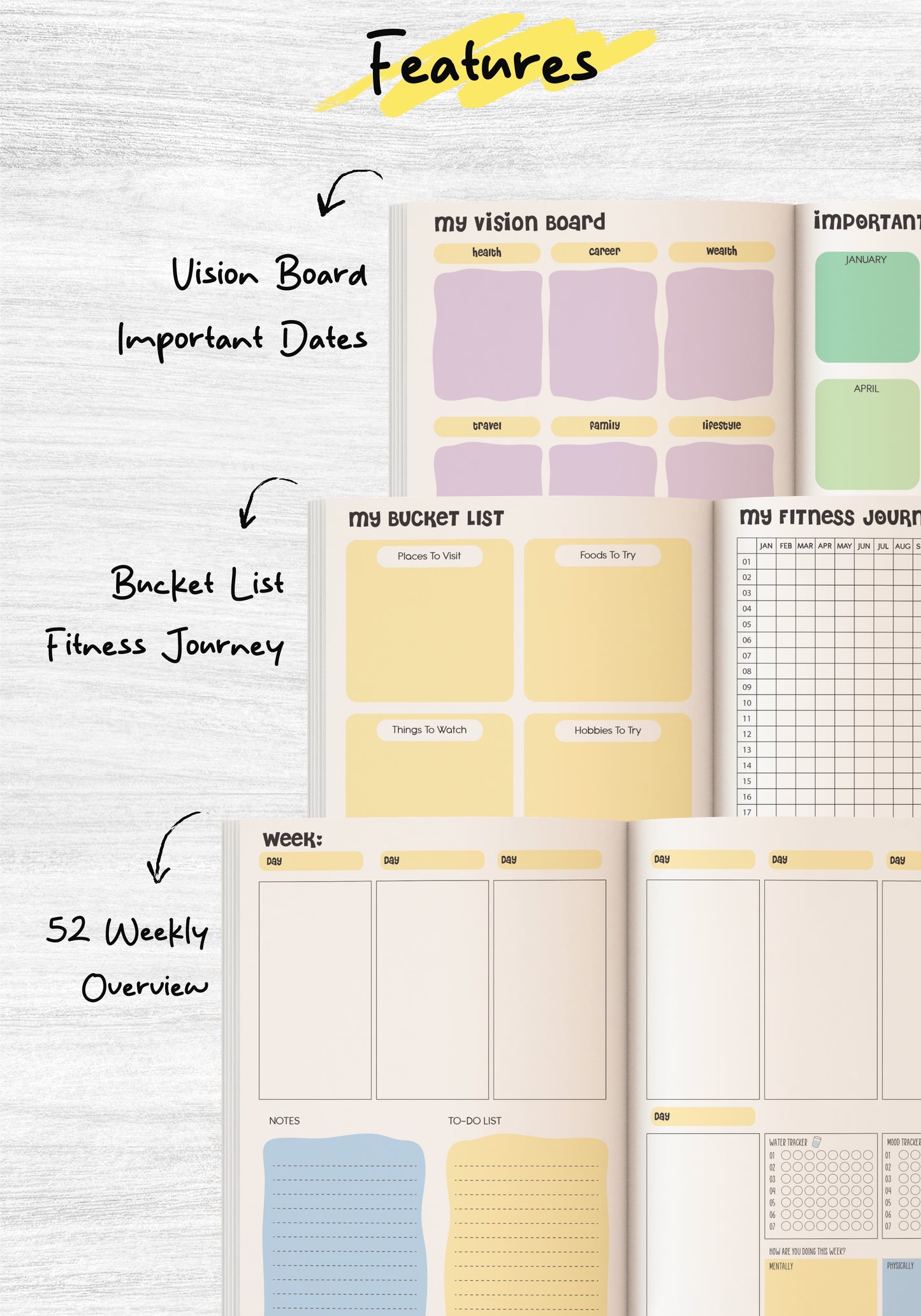 Undated Planner KIT