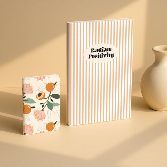 A5 Notebook with Pocket Diary Combo - Radiate Positivity