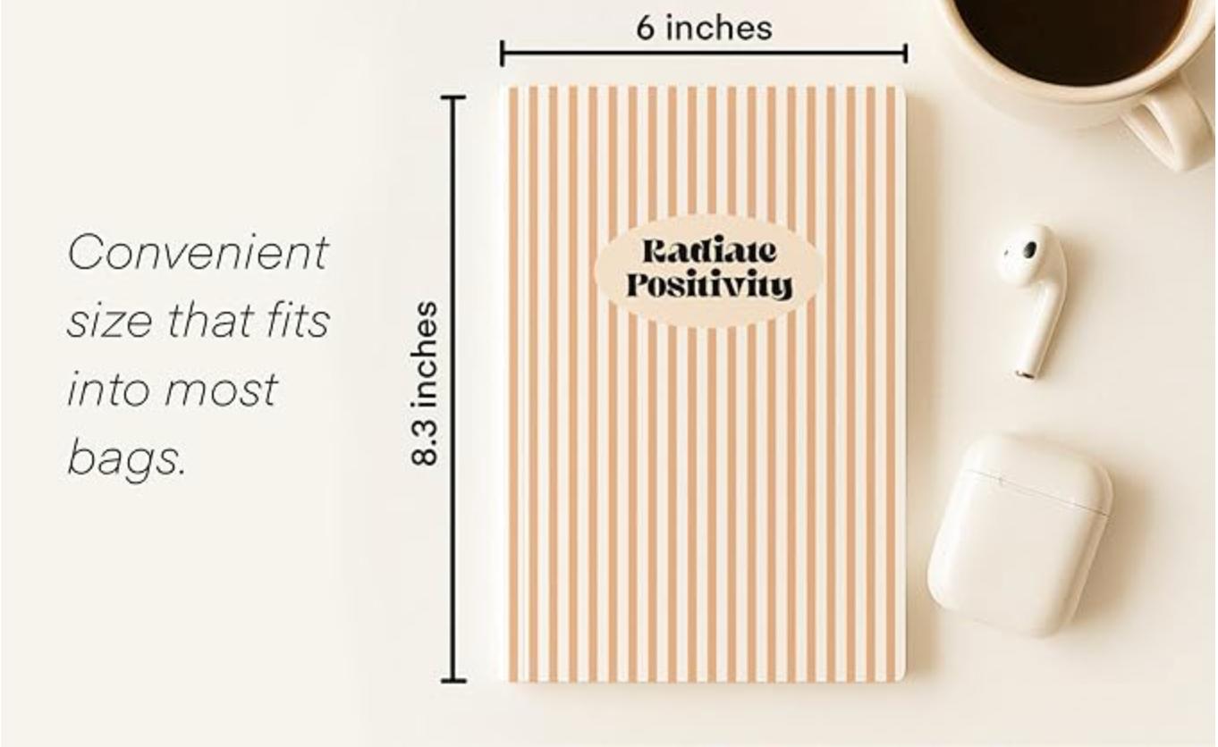A5 Notebook with Pocket Diary Combo - Radiate Positivity