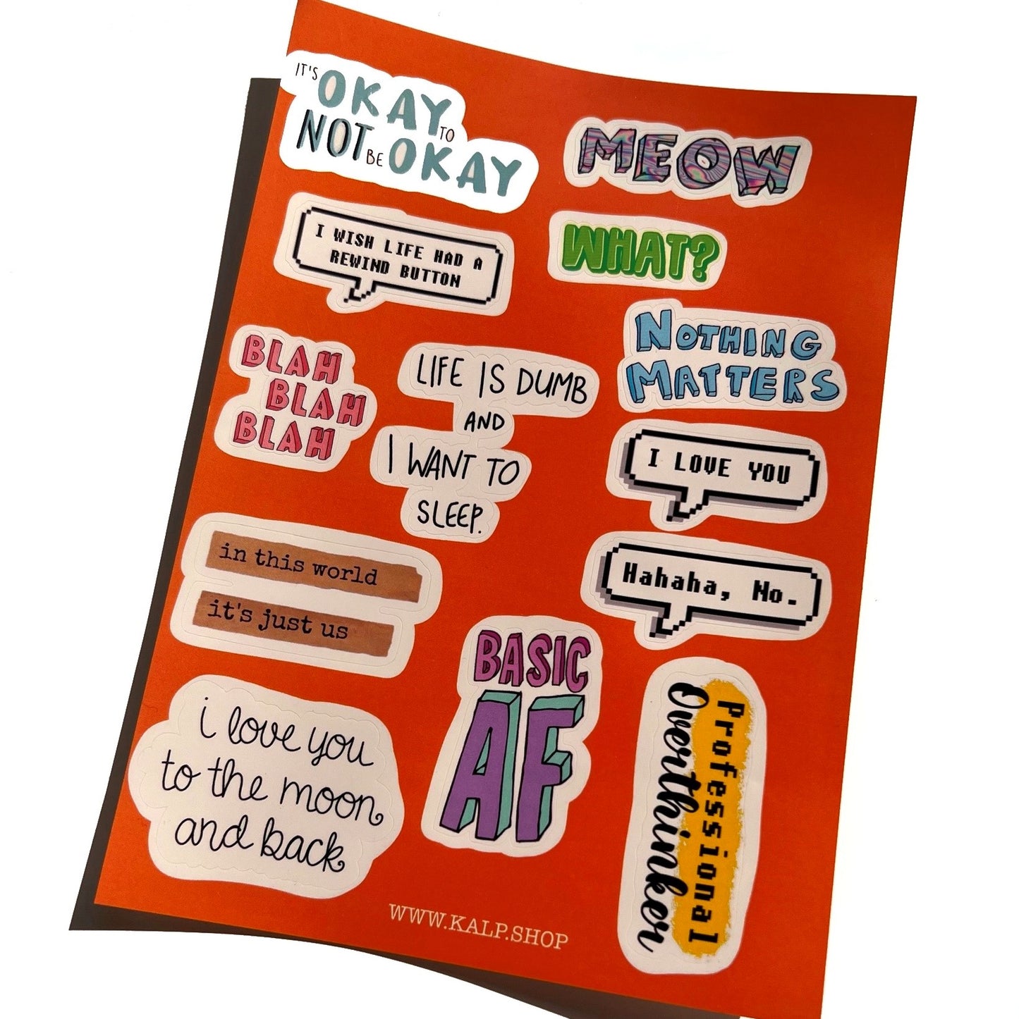 Quotes - Sticker Sheet