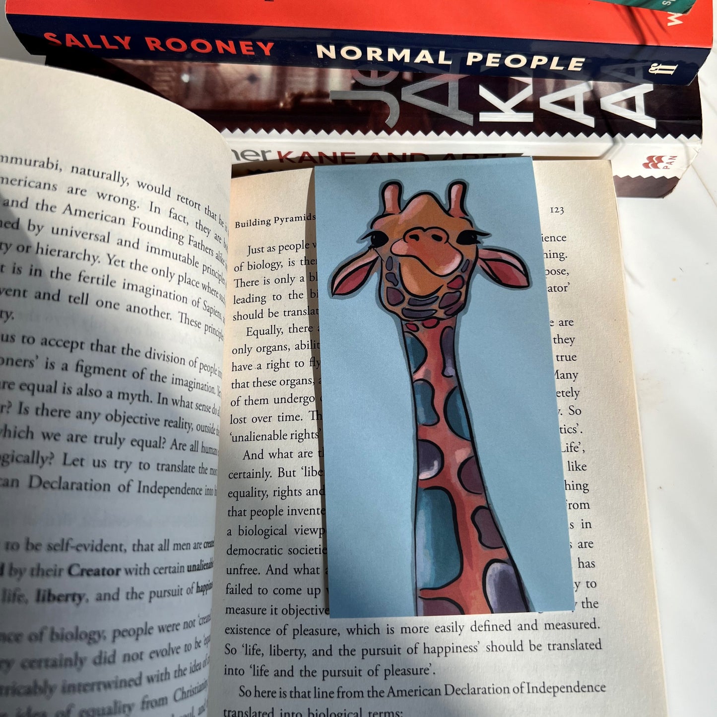 Giraffe - Magnetic Bookmark