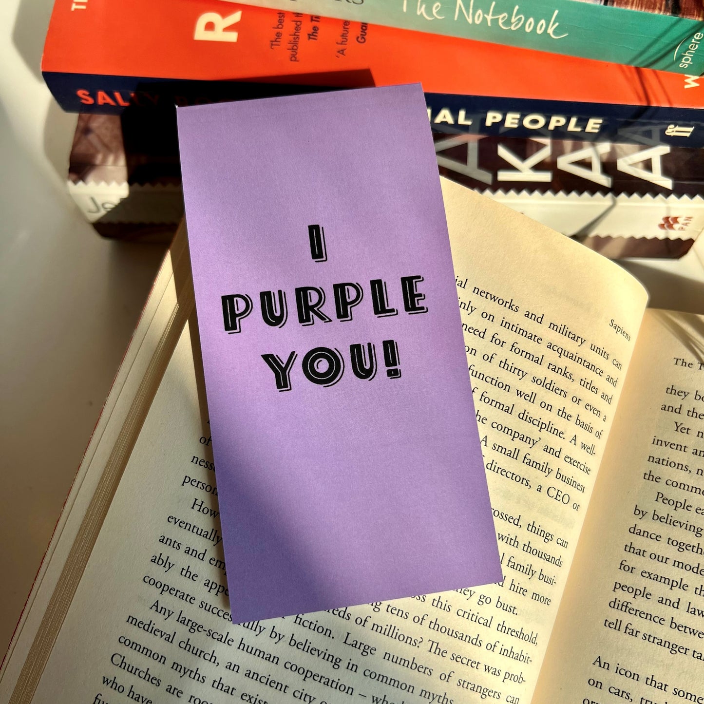 I Purple You! - Magnetic Bookmark