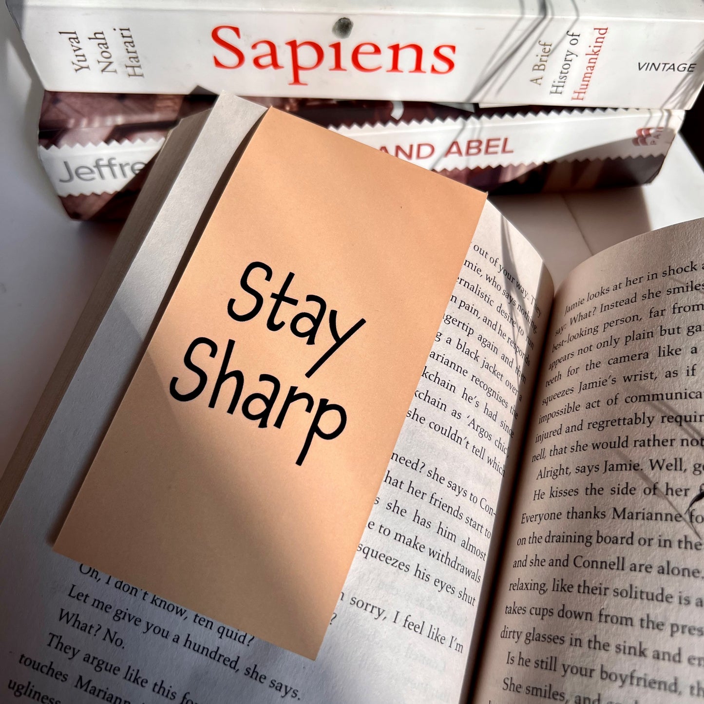 Stay Sharp - Magnetic Bookmark